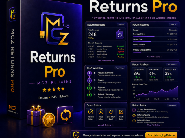 MCZ Returns PRO - zwroty zgodne z dyrektywą UE