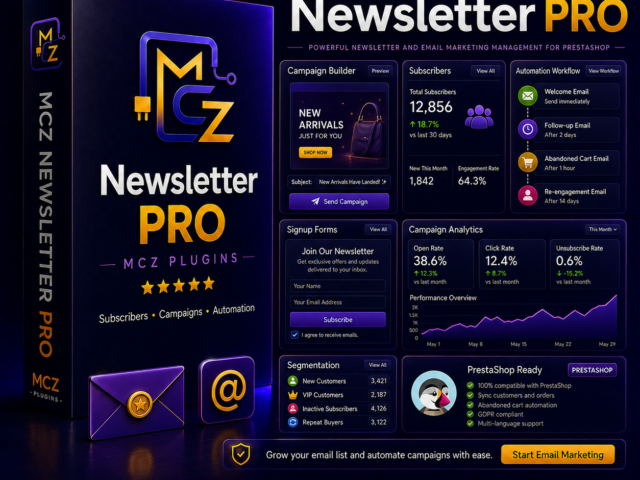 MCZ Newsletter PRO dla PrestaShop