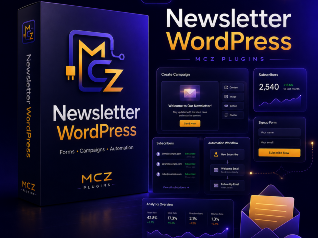 MCZ Newsletter PRO - customowe maile newslettera