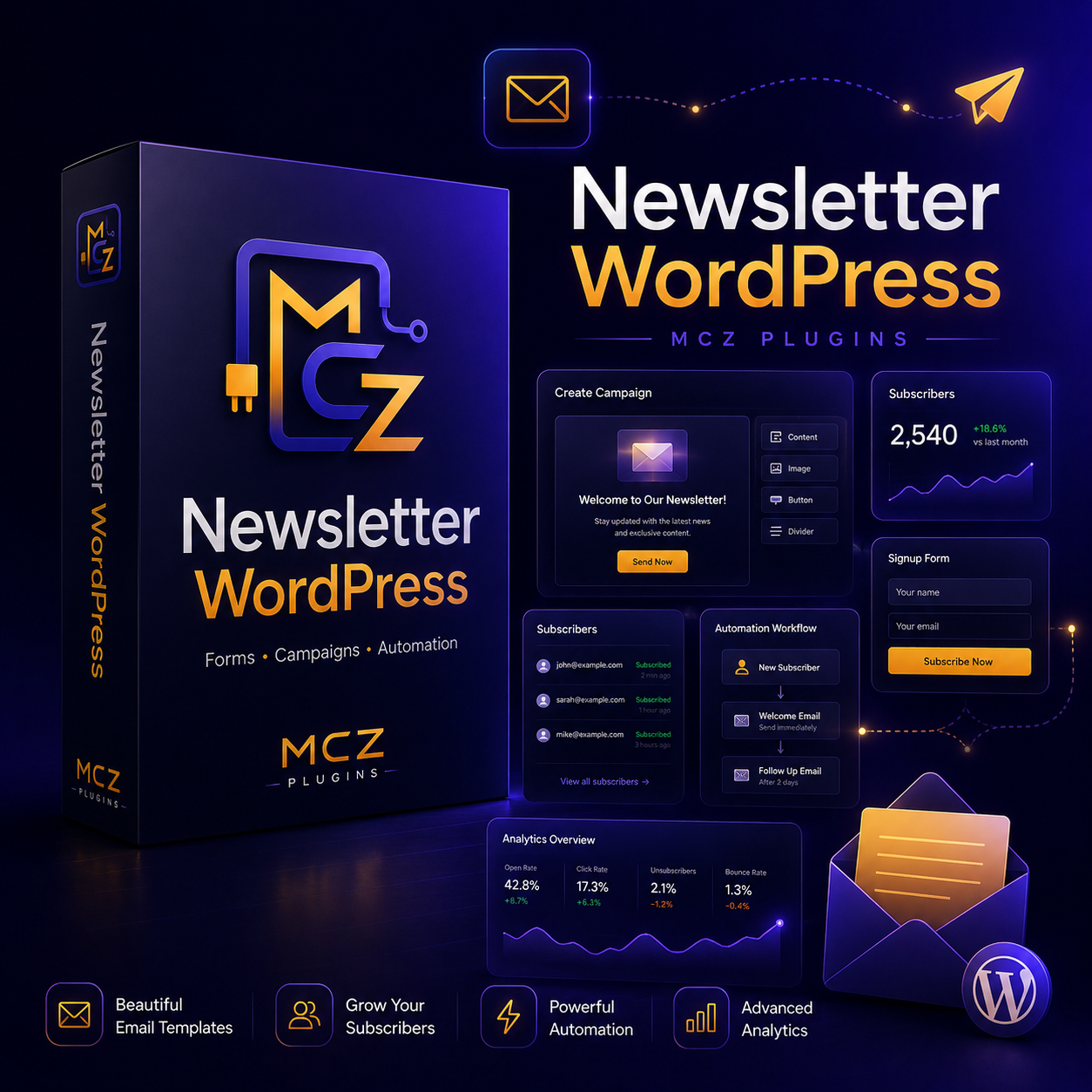 MCZ Newsletter PRO - customowe maile newslettera