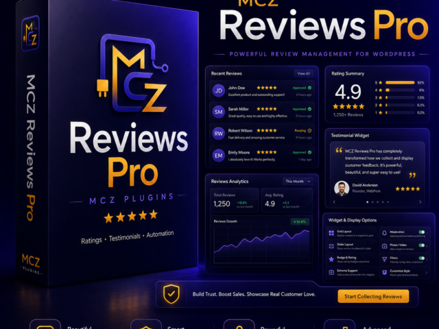 MCZ Reviews PRO - system opinii dla Twojego sklepu