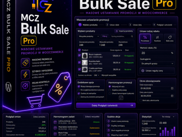 MCZ Bulk Sale PRO - masowa edycja promocji